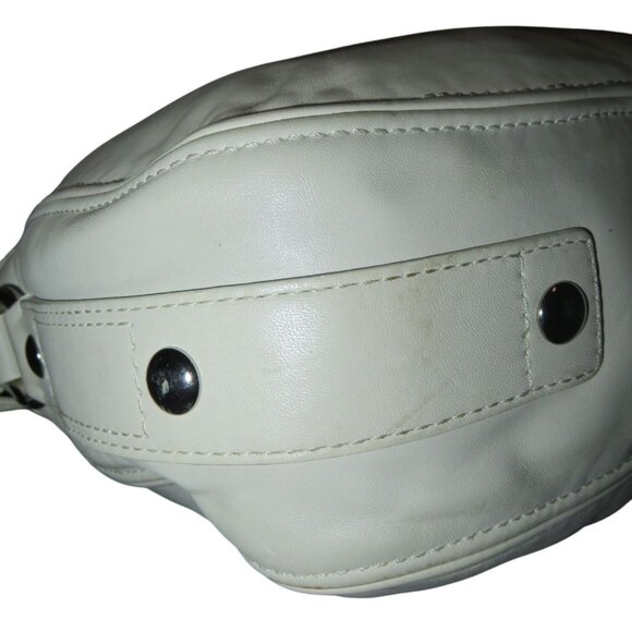 Coach 2010 Zoe Leather Hobo Handbag in Cream White - Picture 9 of 11